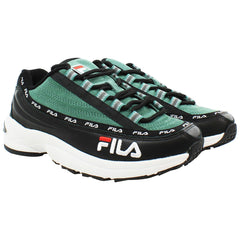 Fila DSTR97 S Womens Black/Teal Trainers