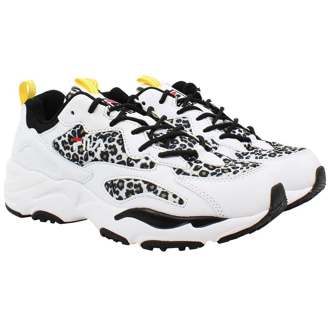 Fila Ray Tracer Womens White/Black Trainers