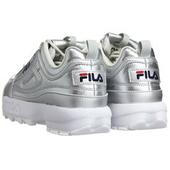 Fila Disruptor F Low Womens Silver Trainers