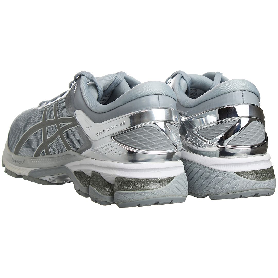 Asics Gel-Kayano 26 Platinum Mens Grey Running Trainers