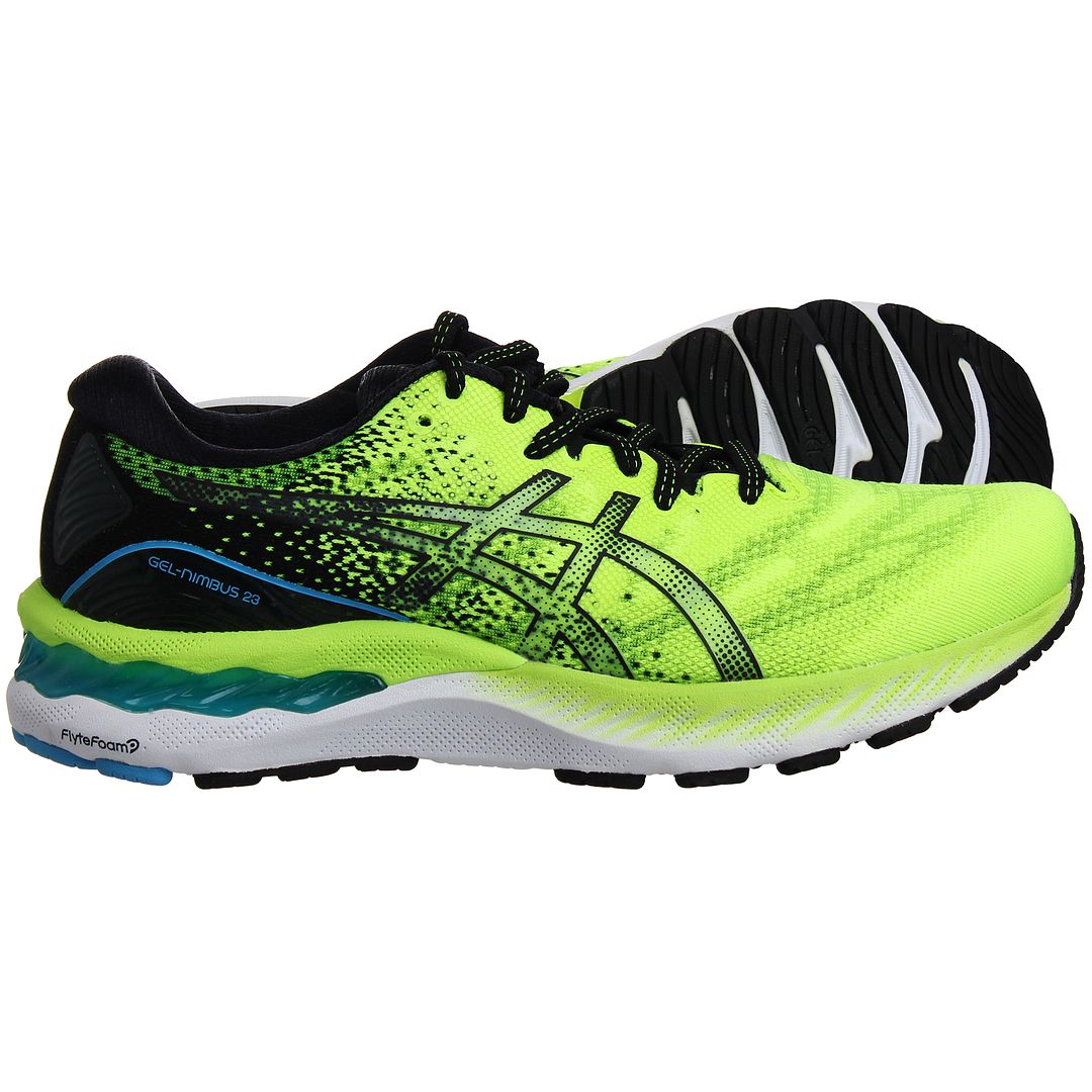 Asics Gel-Nimbus 23 Mens Green Running Trainers