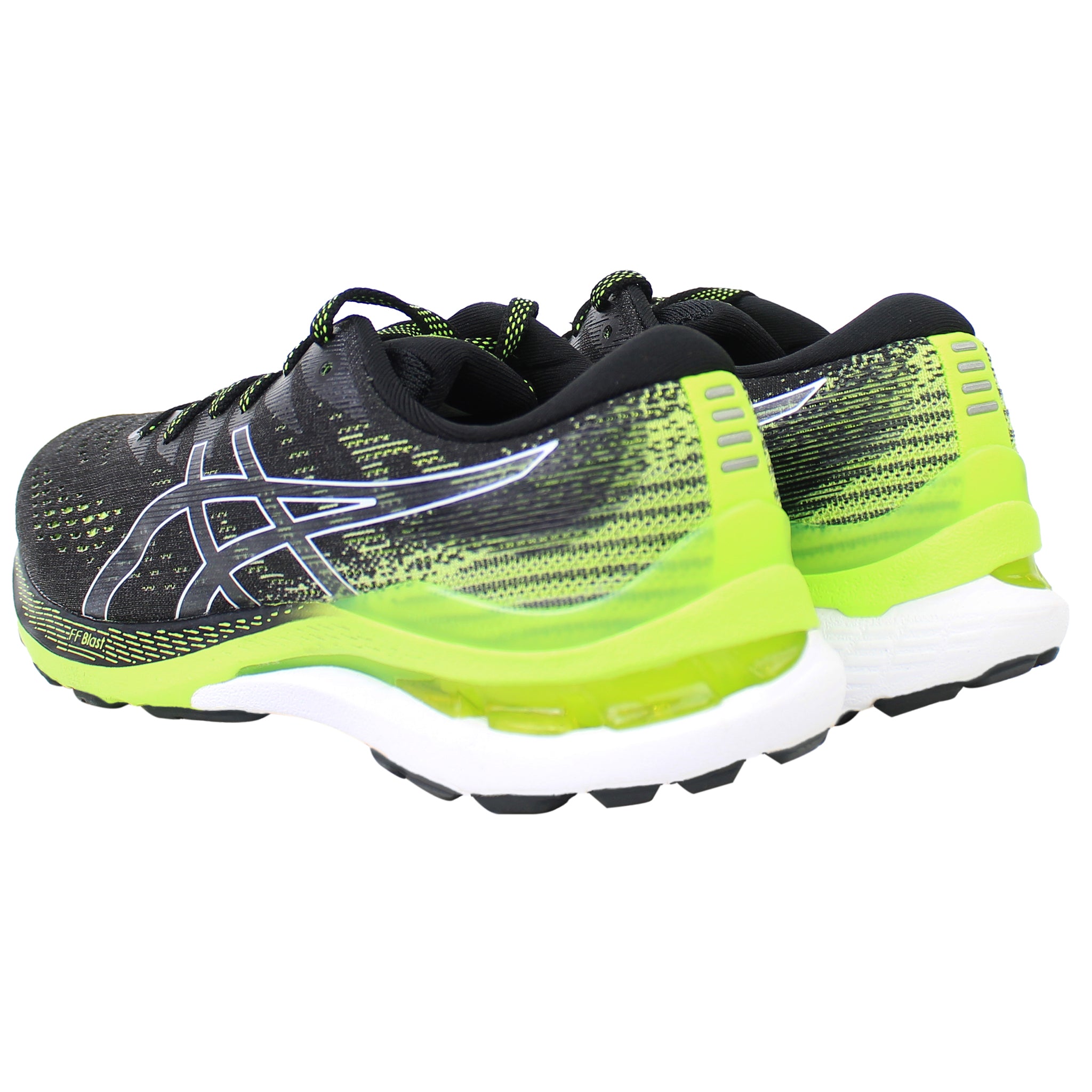 Asics Gel-Kayano 28 Mens Black/Green Running Shoes