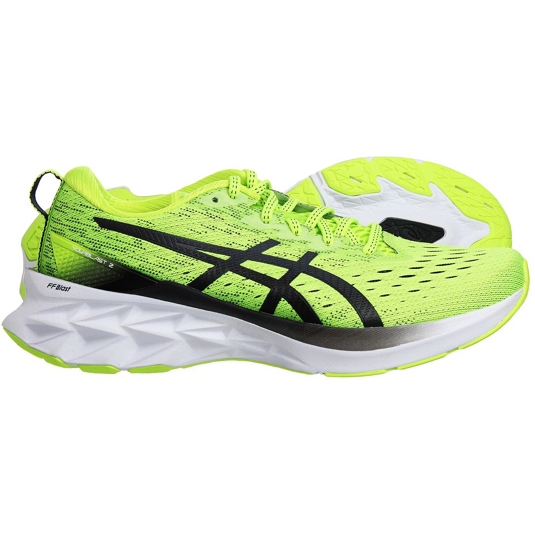 Asics NovaBlast 22 Mens Green Running Trainers