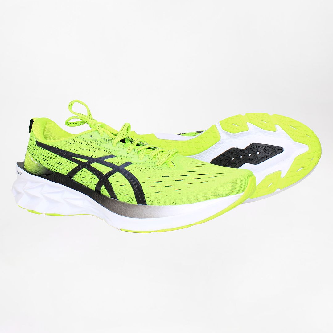 Asics NovaBlast 22 Mens Green Running Trainers NO BOX