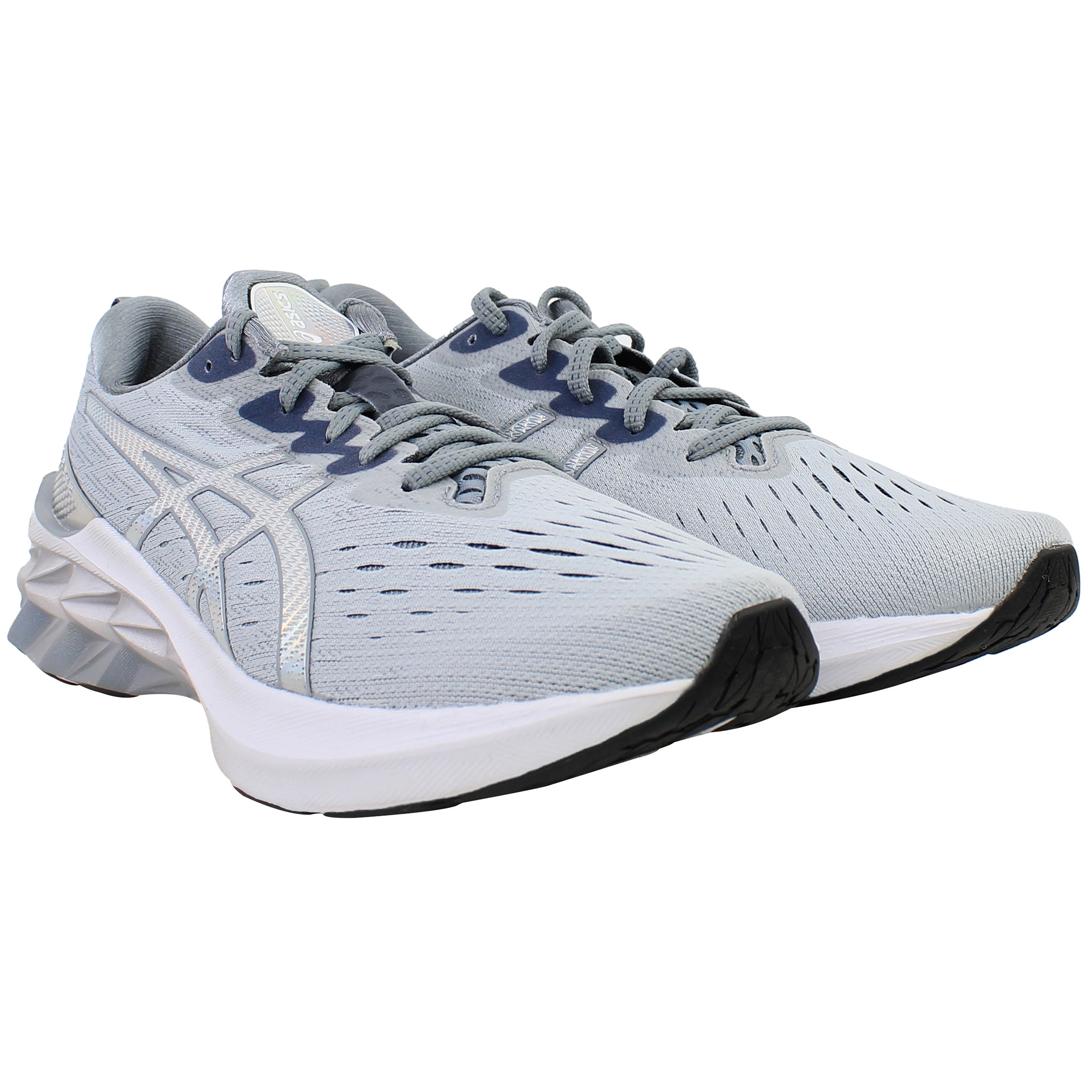 Asics Novablast 2 Platinum Mens Grey Running Shoes