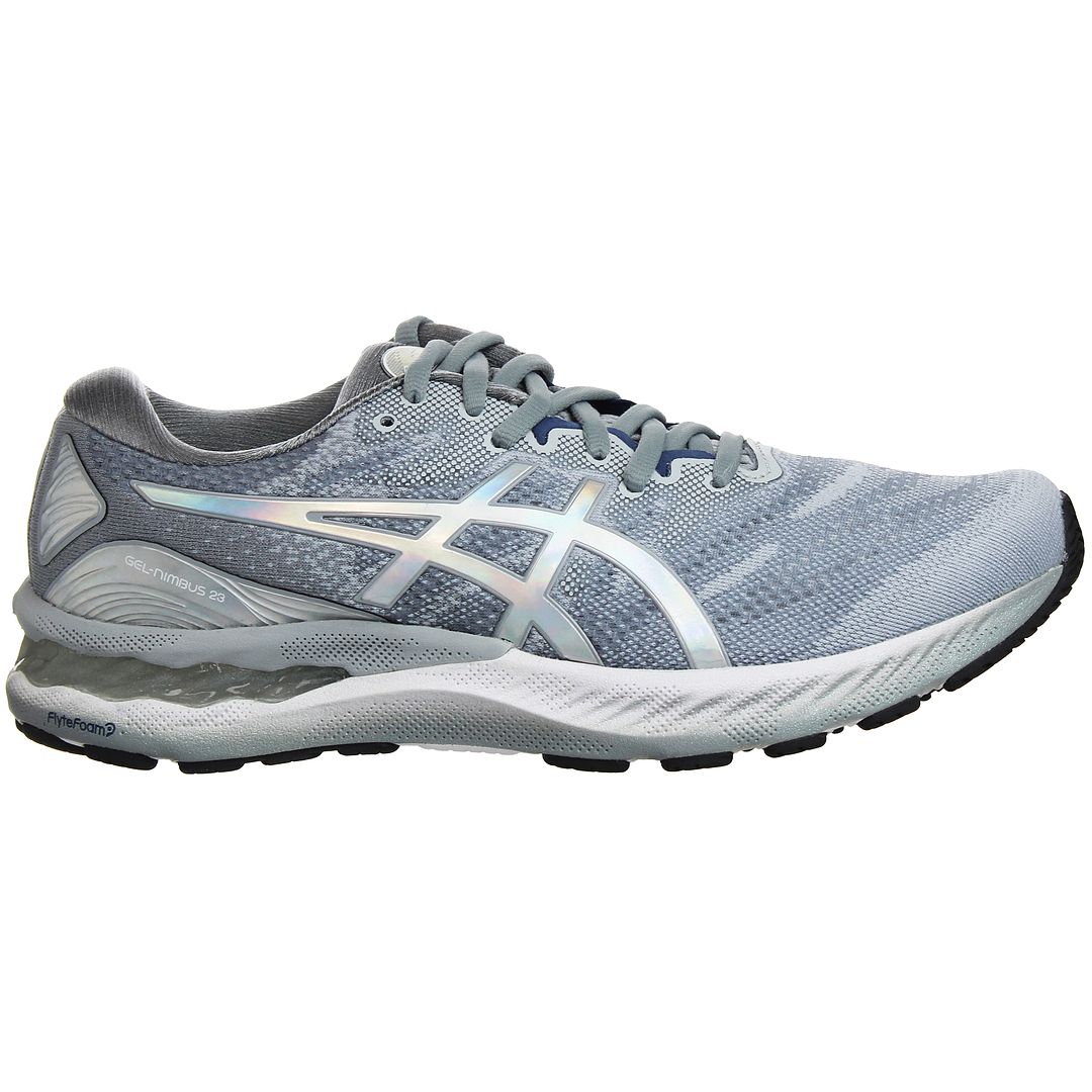 Asics Gel-Nimbus 23 Platinum Mens Grey Running Trainers