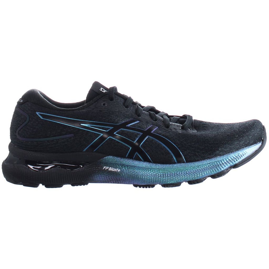 Asics Gel-Nimbus 24 Platinum Black Mens Trainers