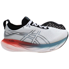 Asics Gel-Nimbus 25 Mens Grey Running Shoes