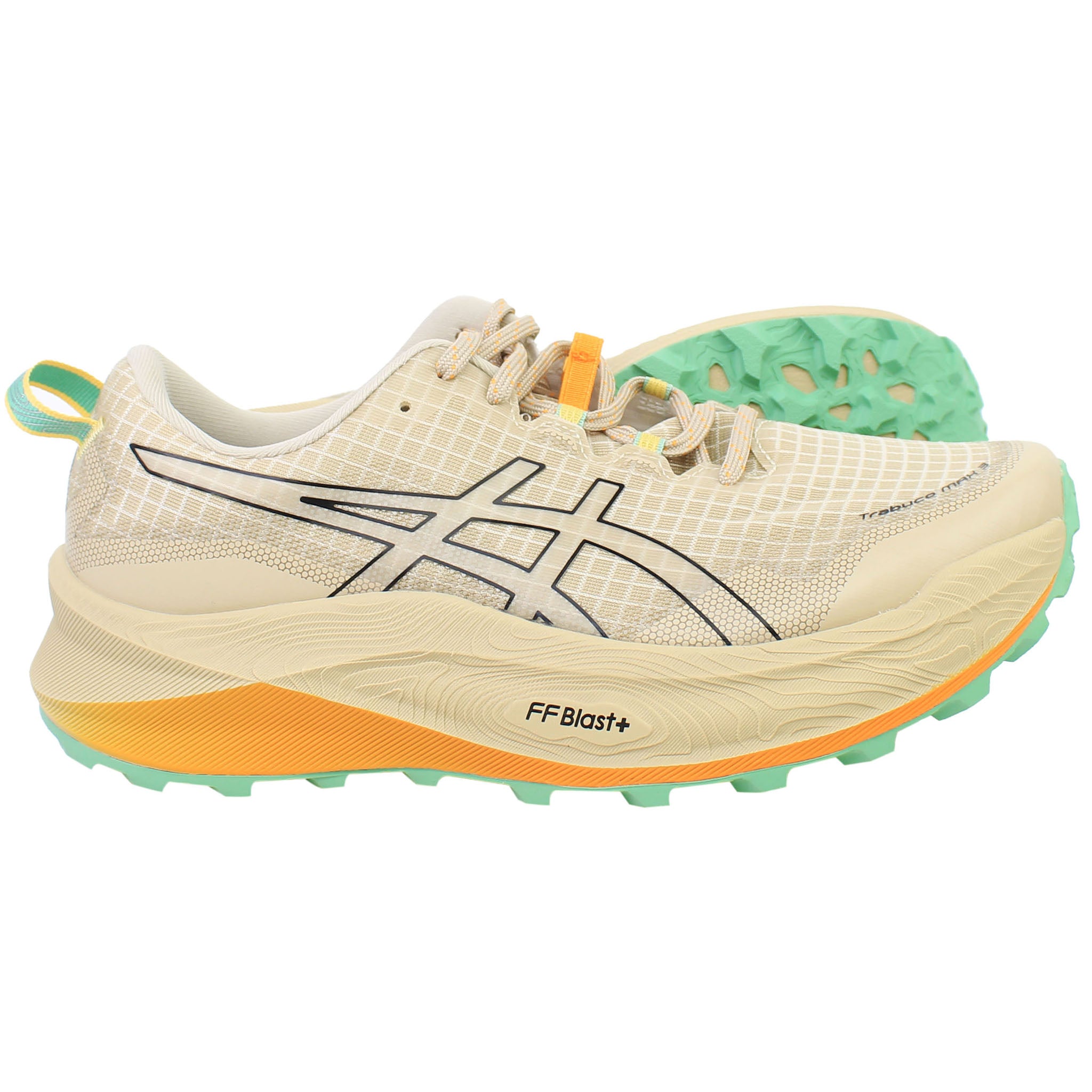 Asics Trabuco Max 3 Mens Light Brown Trainers