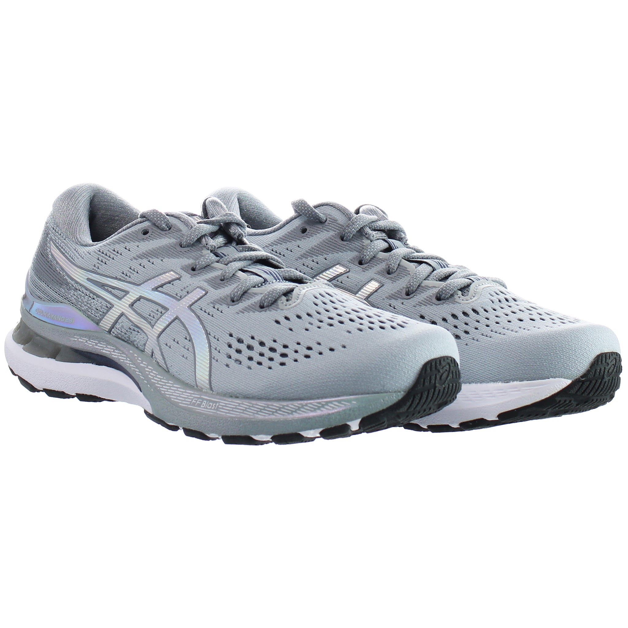 Asics Gel-Kayano 28 Mens Grey Running Trainers