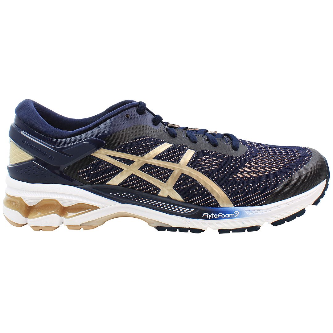 Asics Gel-Kayano 26 Womens Navy Running Shoes