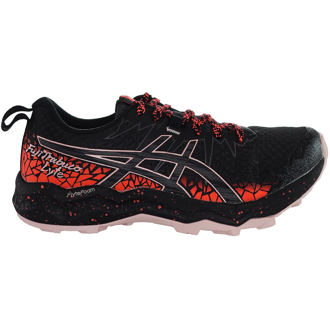 Asics FujiTrabuco Lyte Womens Black Running Trainers