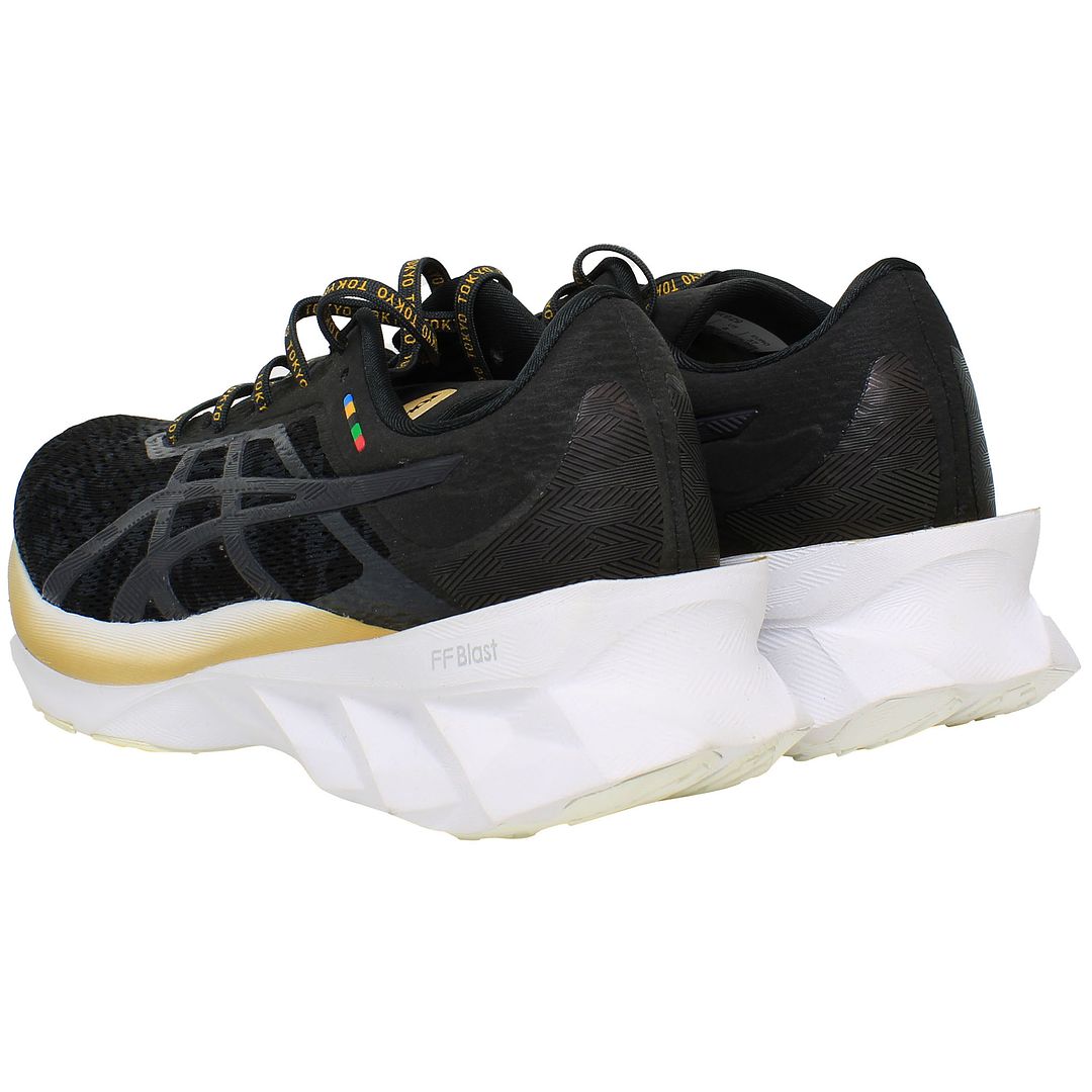 Asics NovaBlast Womens Black Trainers