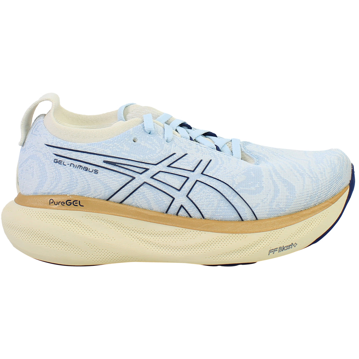 Asics Gel-Nimbus 25 Nagino Womens Light Blue Running Shoes