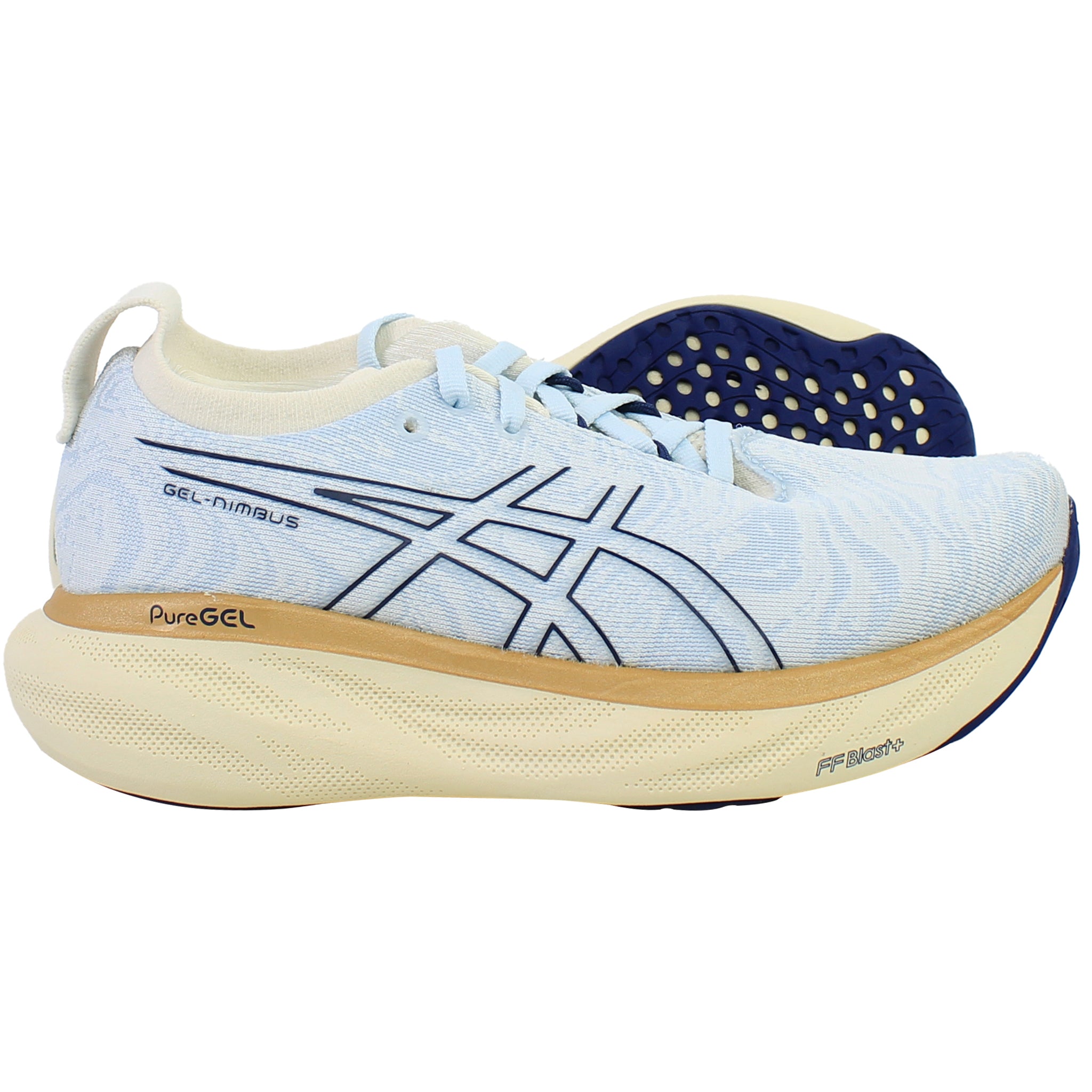 Asics Gel-Nimbus 25 Nagino Womens Light Blue Running Shoes