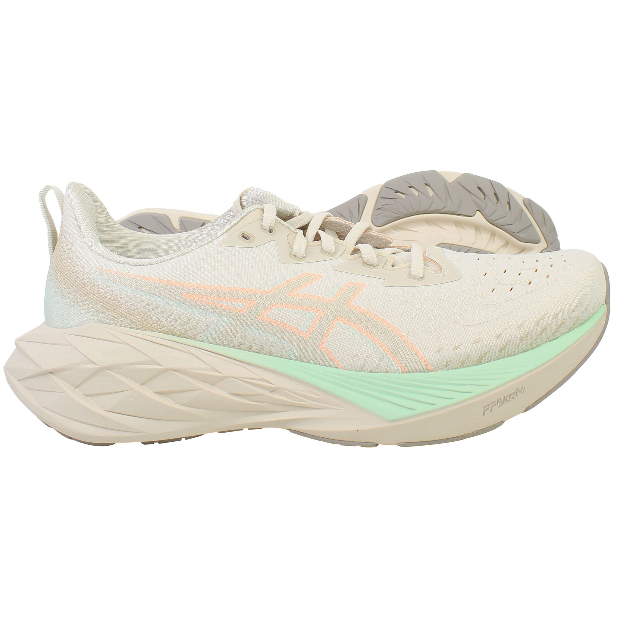 Asics Novablast 4 Womens Beige Running Shoes