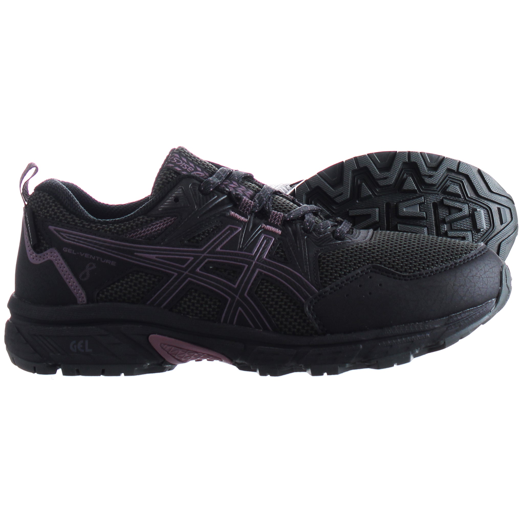 Asics Gel-Venture 8 Waterproof Womens Black Trainers