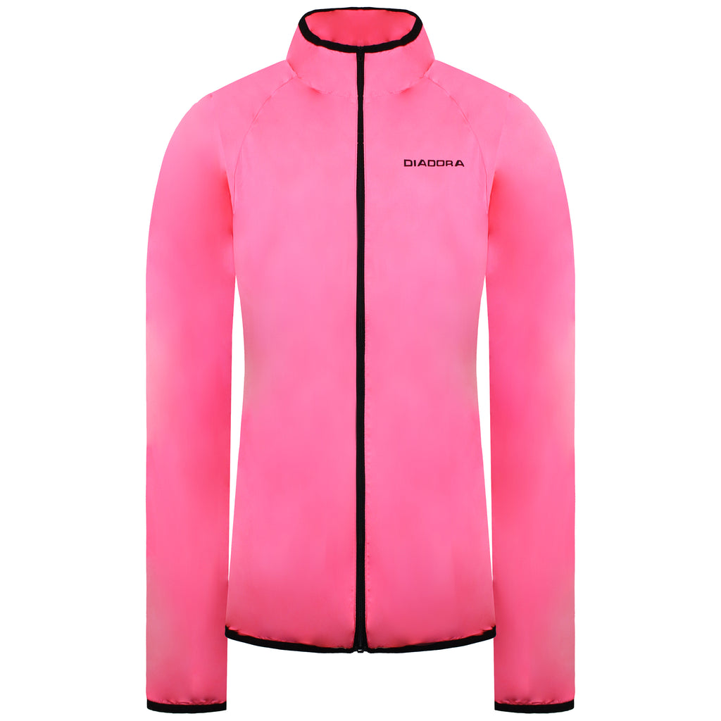 Diadora Logo Womens Pink Windstopper Jacket