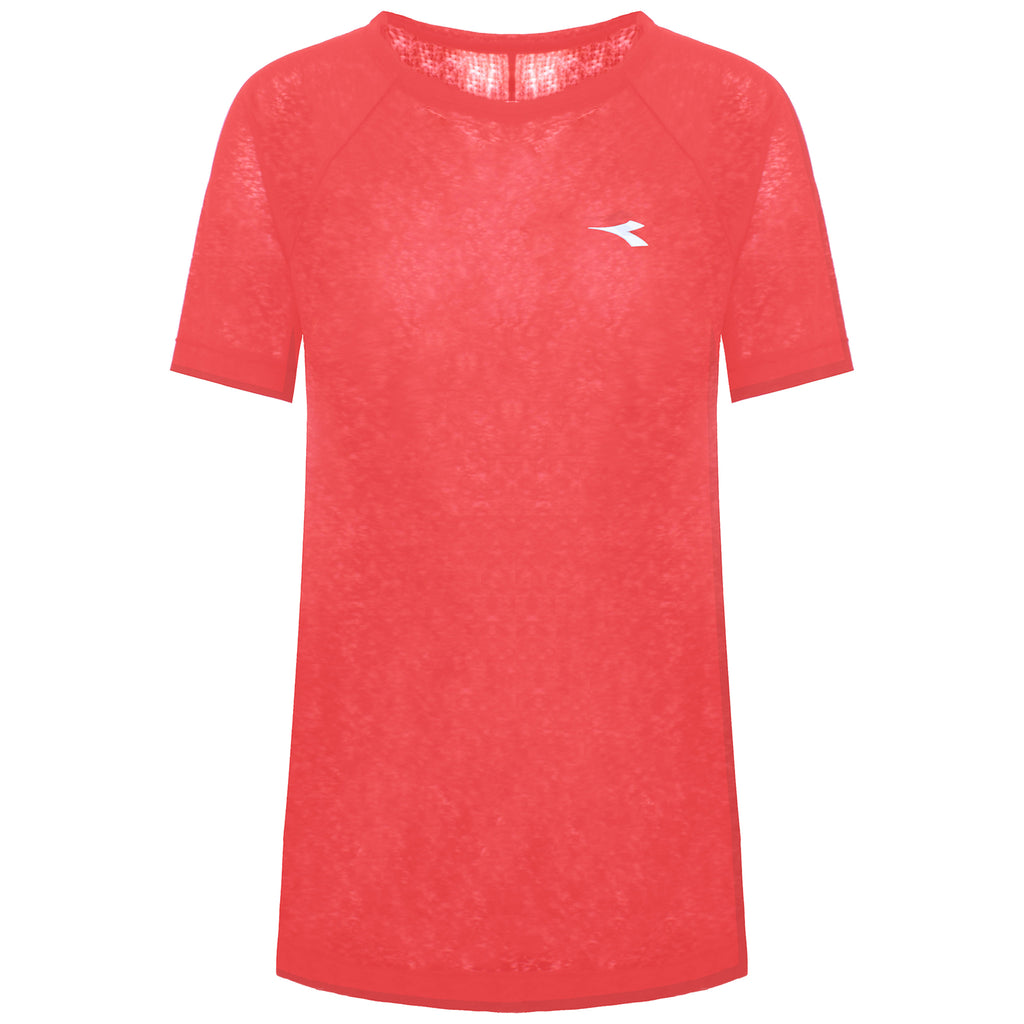Diadora Active Womens Red T-Shirt