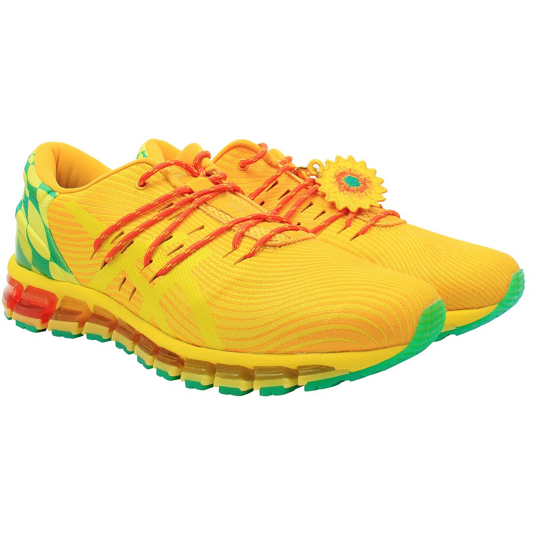 Asics Gel-Quantum 360 KO100 Mens Yellow Running Shoes