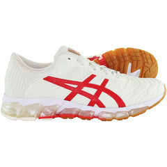 Asics Gel-Quantum 360 5 Womens Cream/Red Trainers