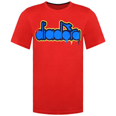 Diadora Logo Kids Red T-Shirt