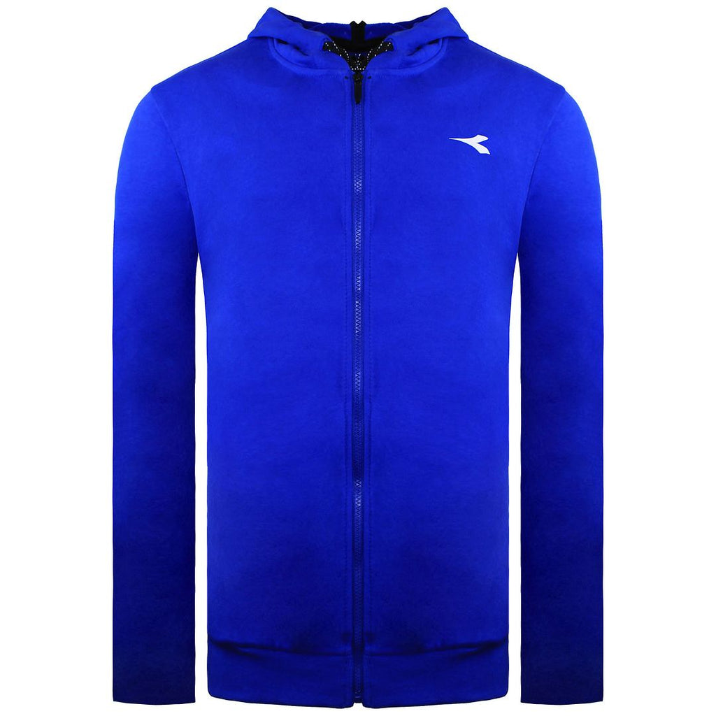 Diadora Logo Mens Blue Track Jacket