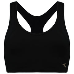 Diadora Supportive Womens Black Sports Bra