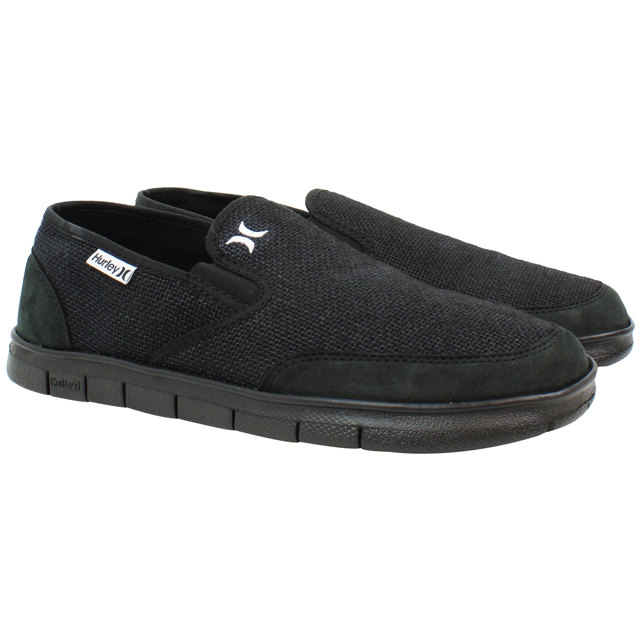 Hurley Movement Mens Black Plimsolls