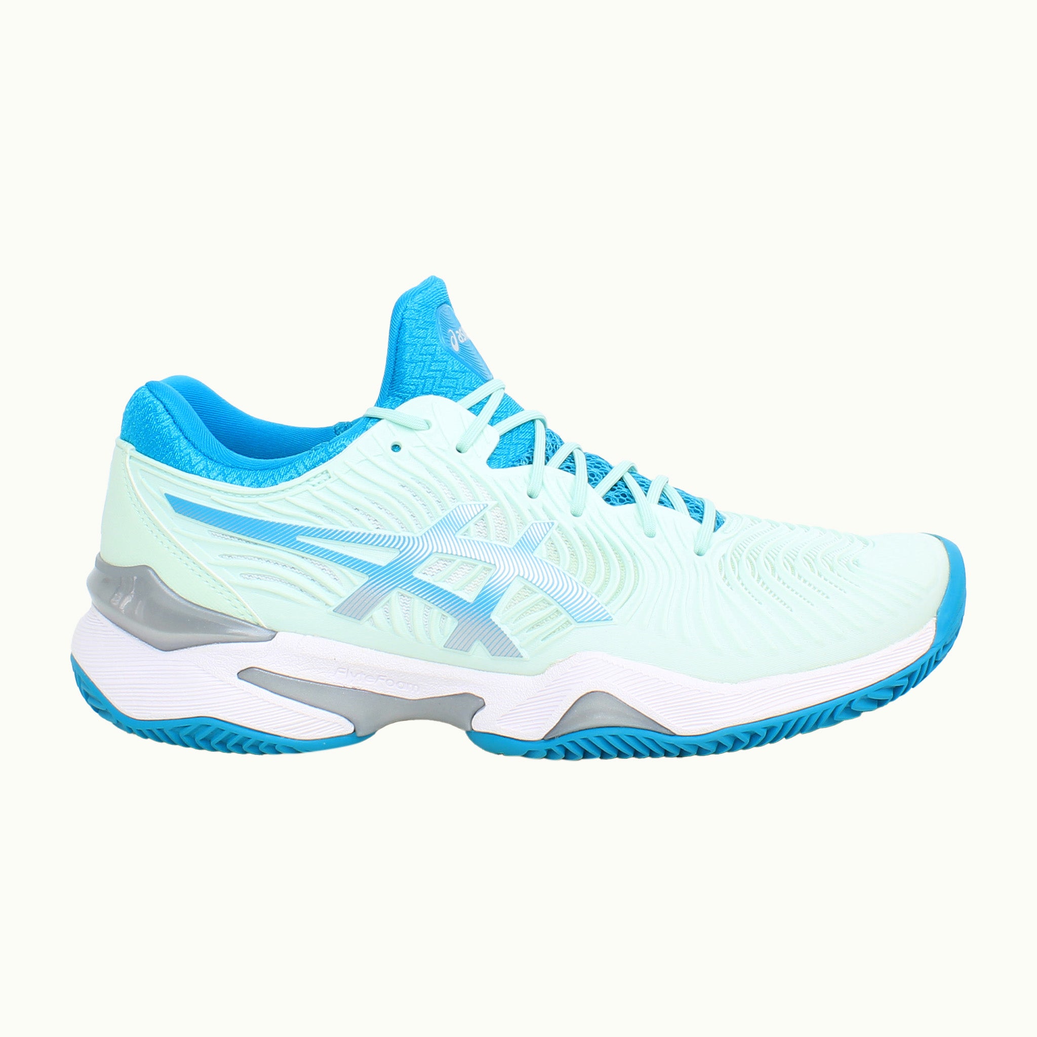 Asics Court FF 2 Clay Womens Blue Trainers NO BOX