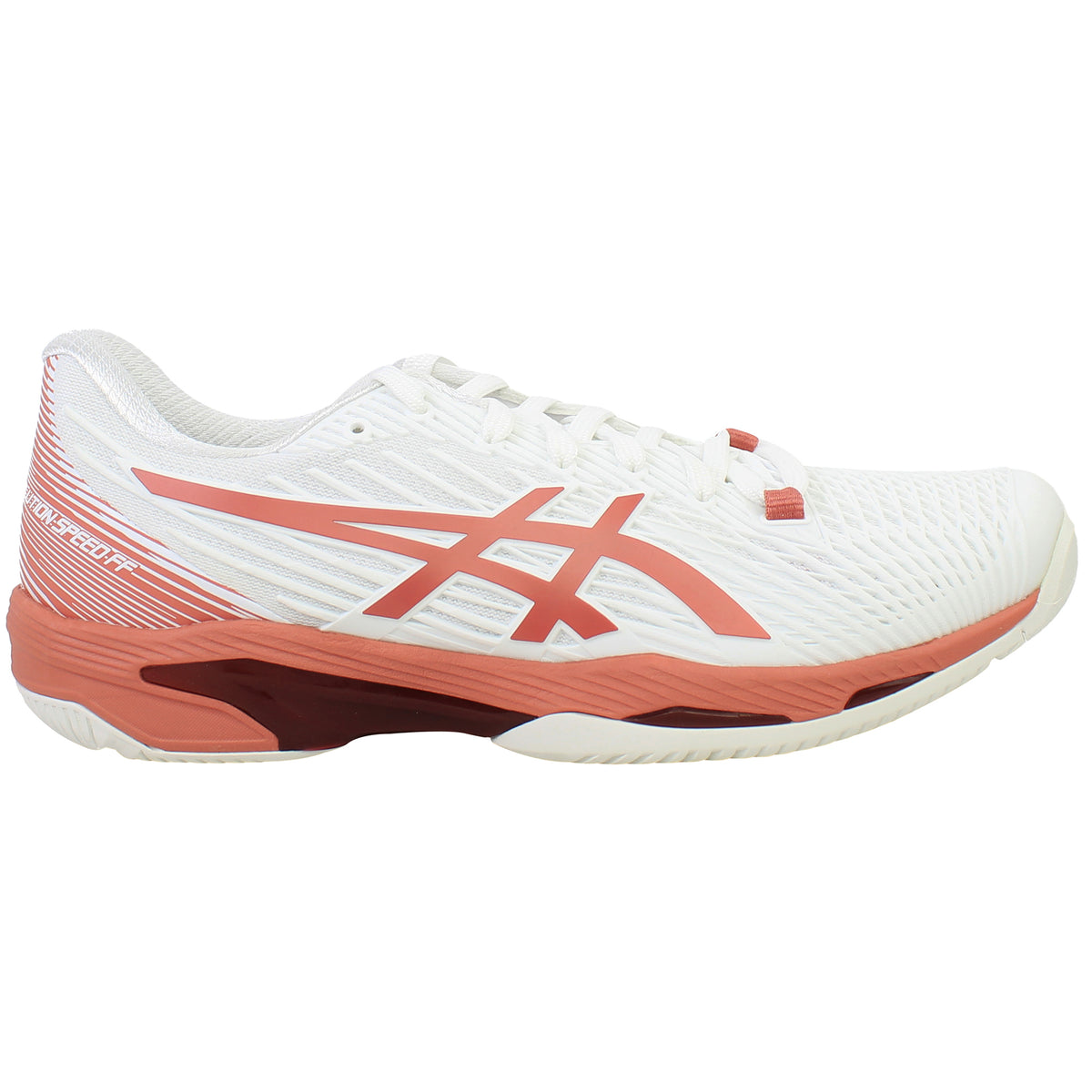 Asics Solution Speed FF 2 Womens White Tennis Shoes