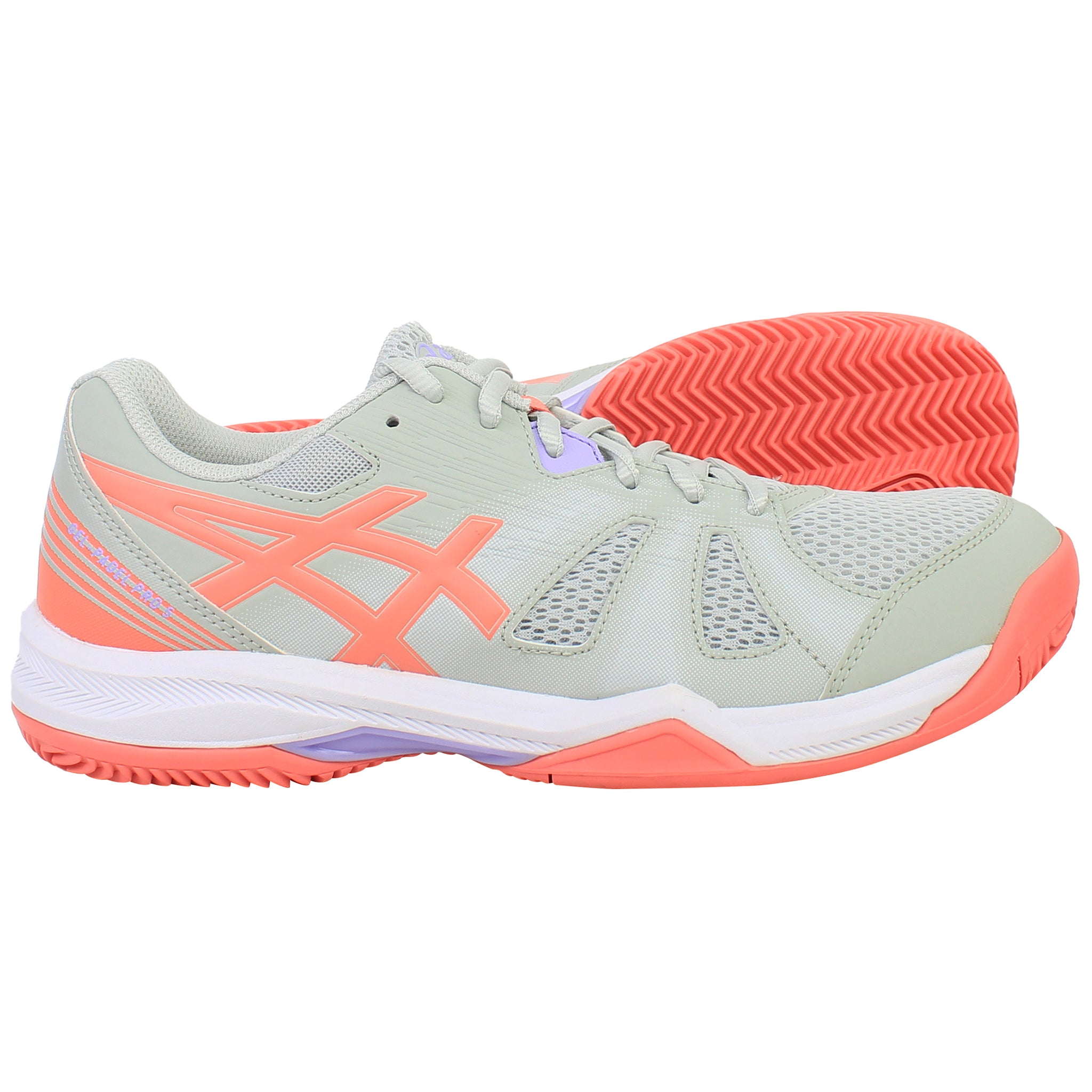 Asics Gel-Padel Pro 5 Womens Grey Shoes