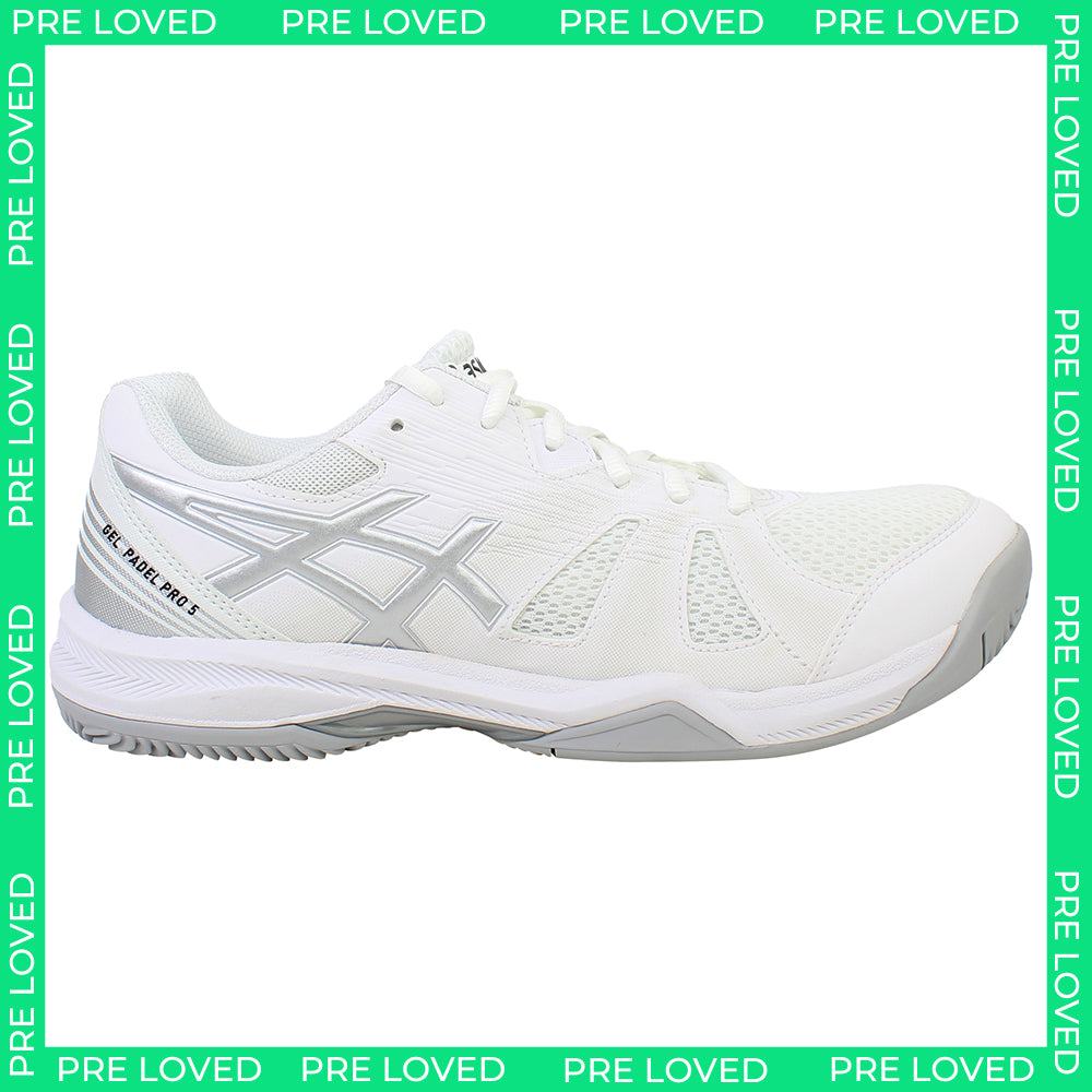 Asics Gel-Padel Pro 5 Womens White Shoes NO BOX