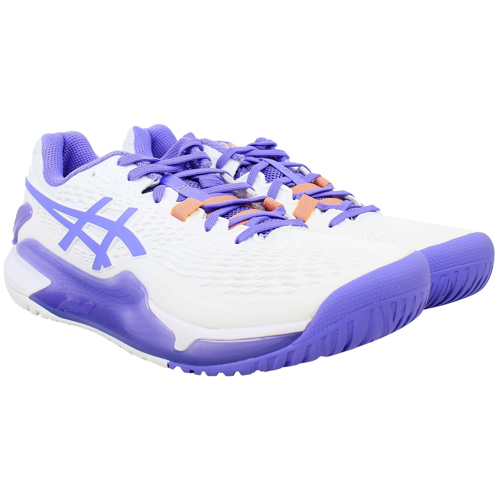 Asics Gel-Resolution 9 Womens White Tennis Shoes