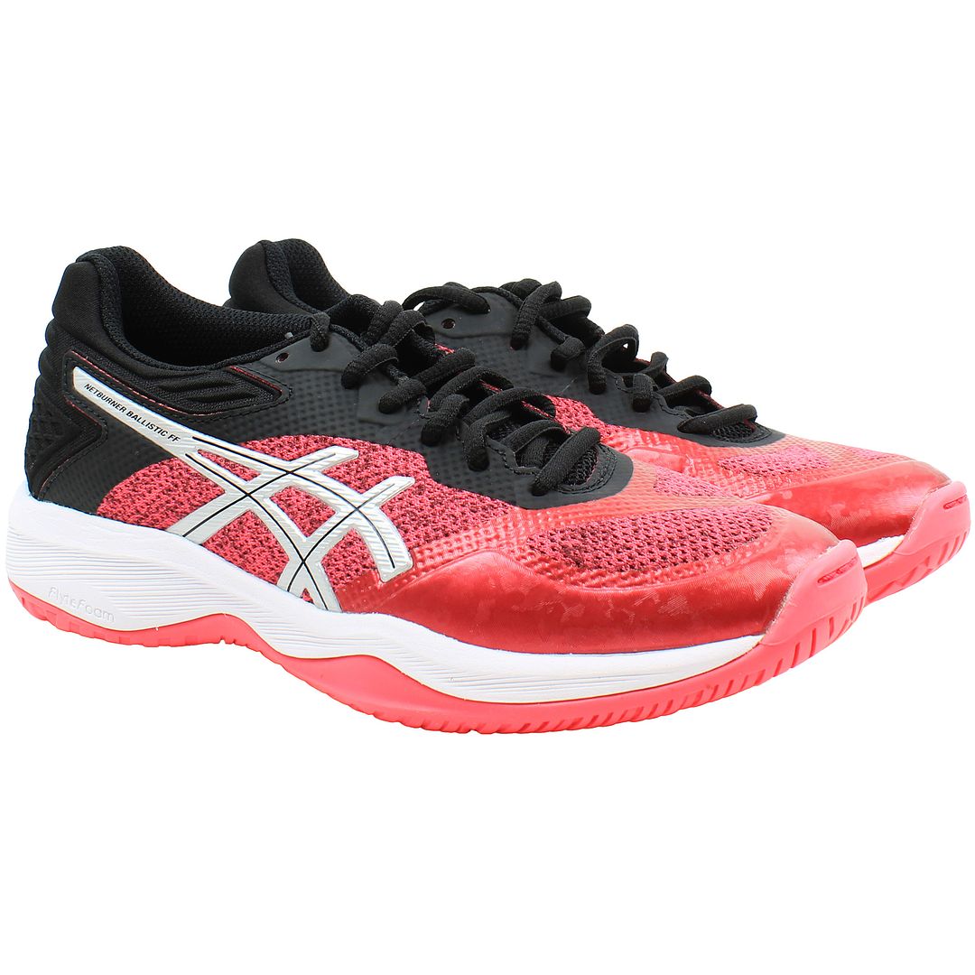 Asics Netburner Ballistic FF Womens Pink/Black Trainers