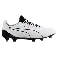 Puma King Platinum Lacer Touch FG/AG Mens White Football Boots