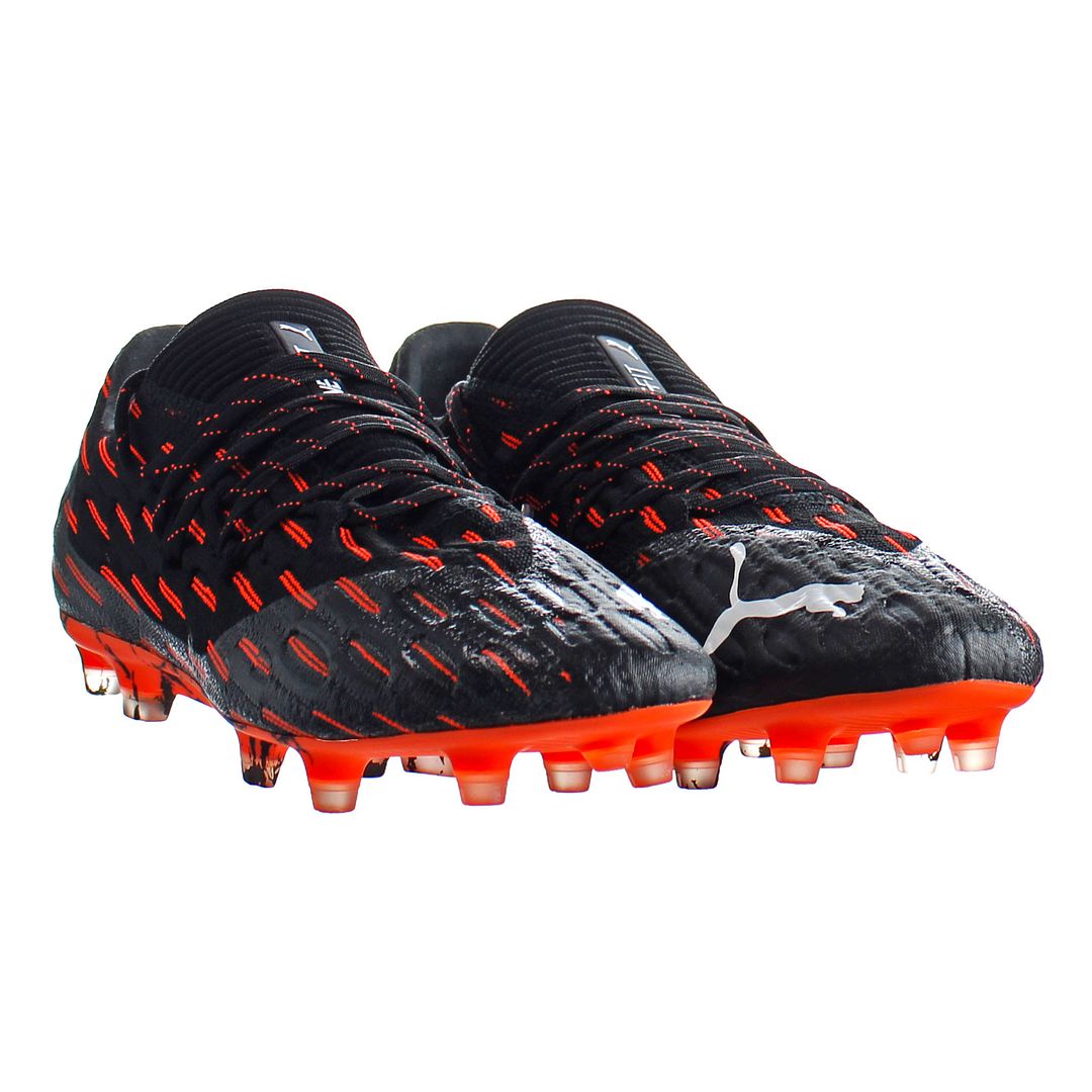 Puma Future 6.1 Netfit Low FG/AG Black Mens Football Boots