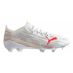 Puma Ultra 1.2 FG/AG White Mens Football Boots