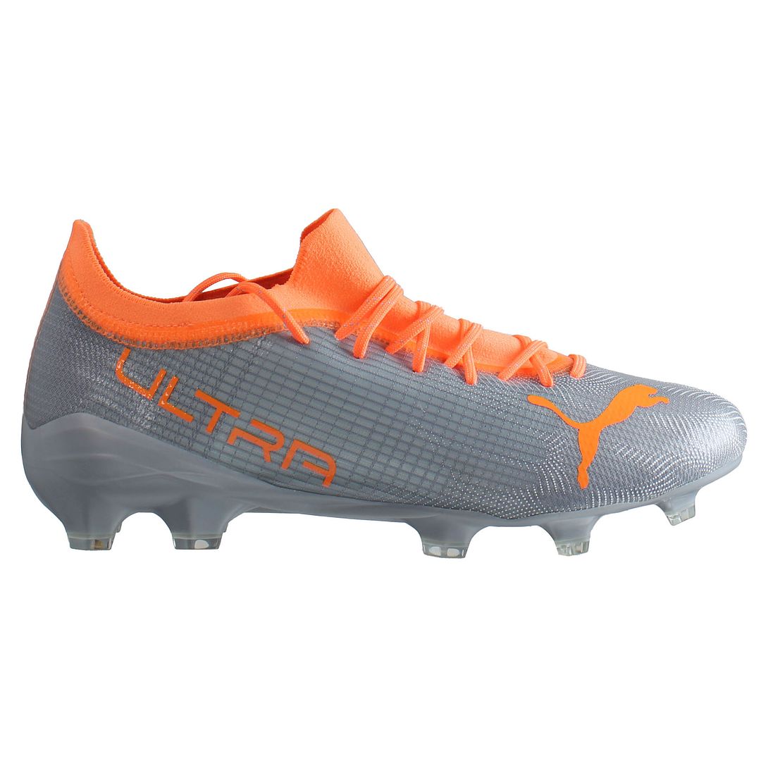 Puma Ultra 2.4 FG/AG Mens Silver Football Boots