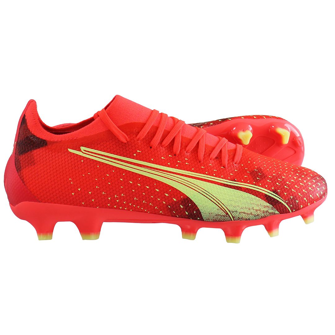 Puma Ultra Match FG/AG Red Mens Football Boots