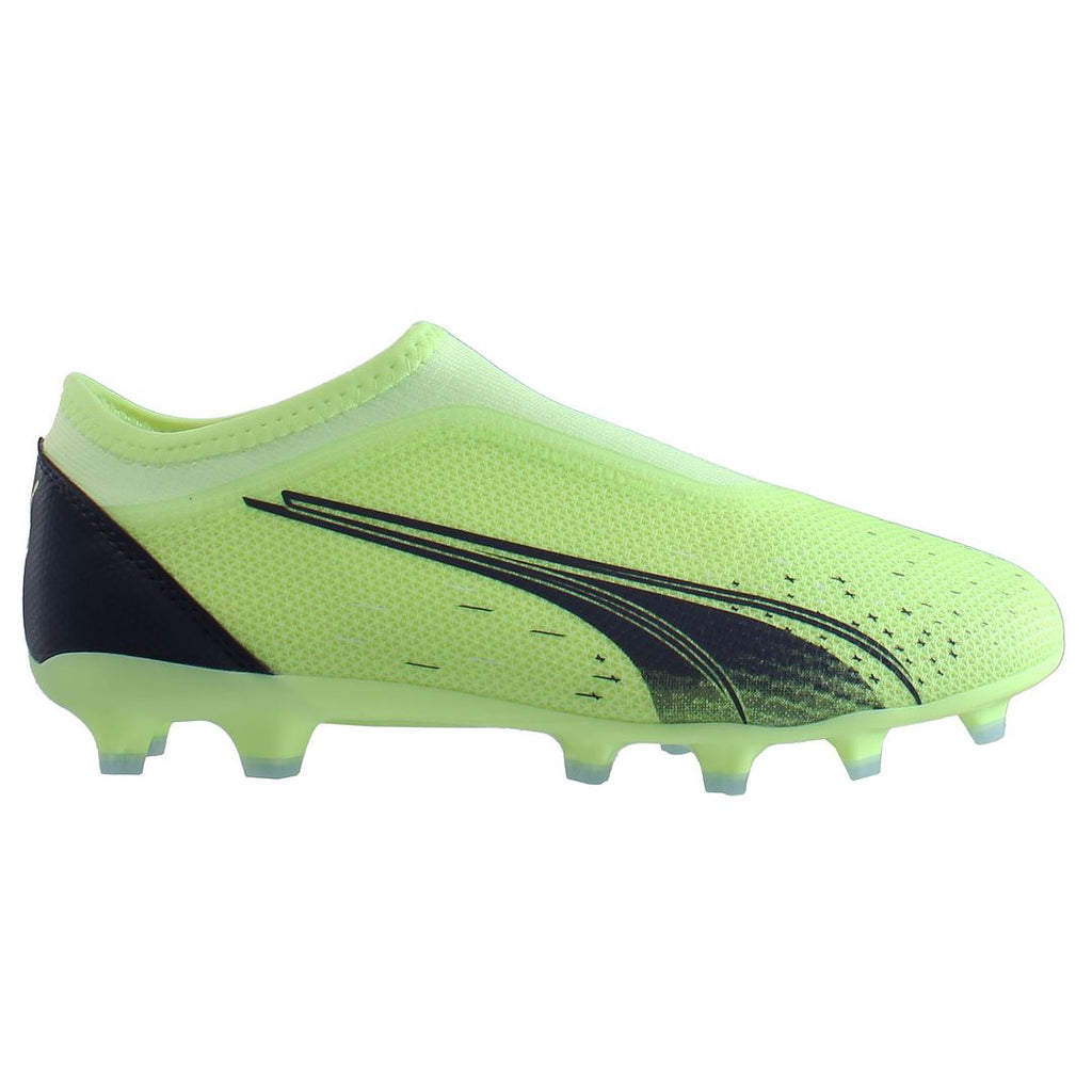 Puma Ultra Match LL FG/AG Kids Green Football Boots