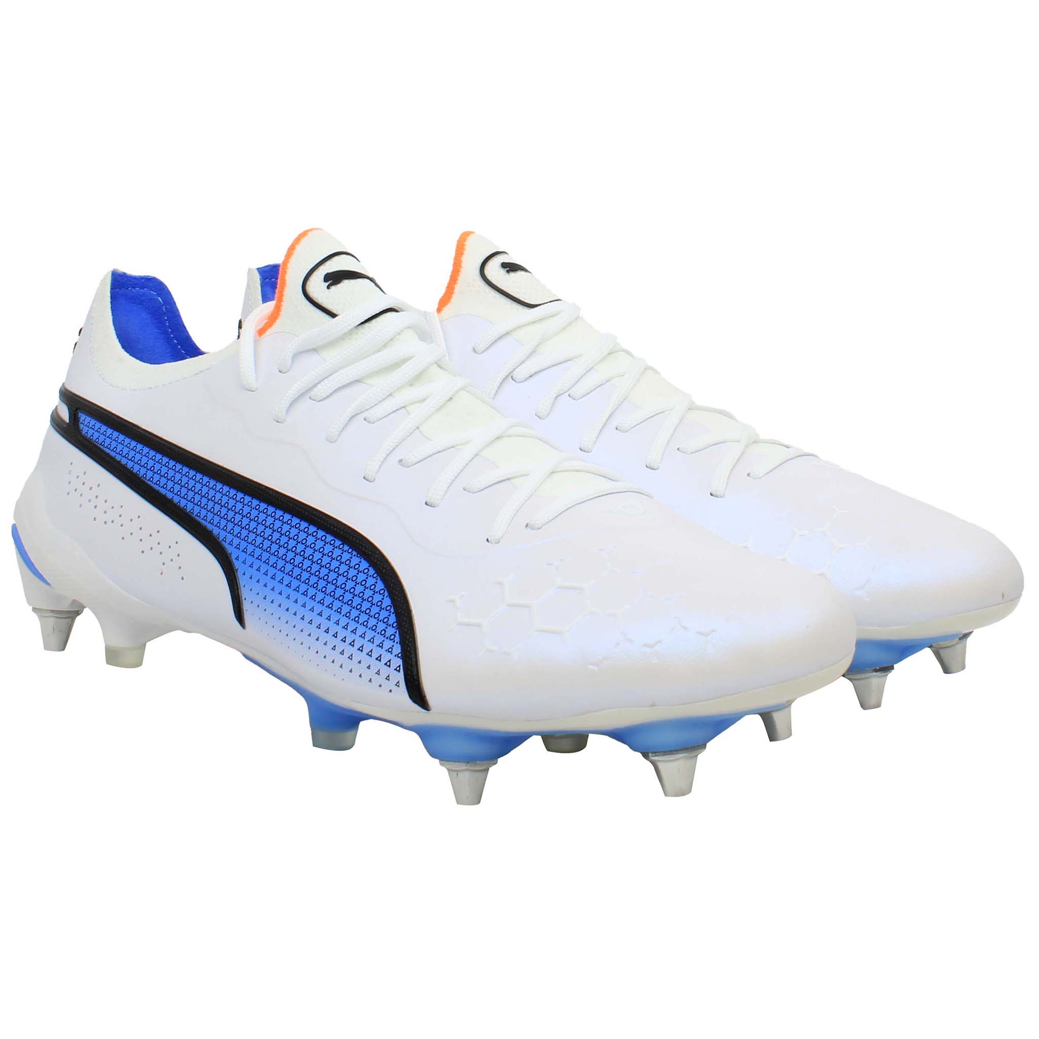 Puma King Ultimate MxSG Mens White Football Boots