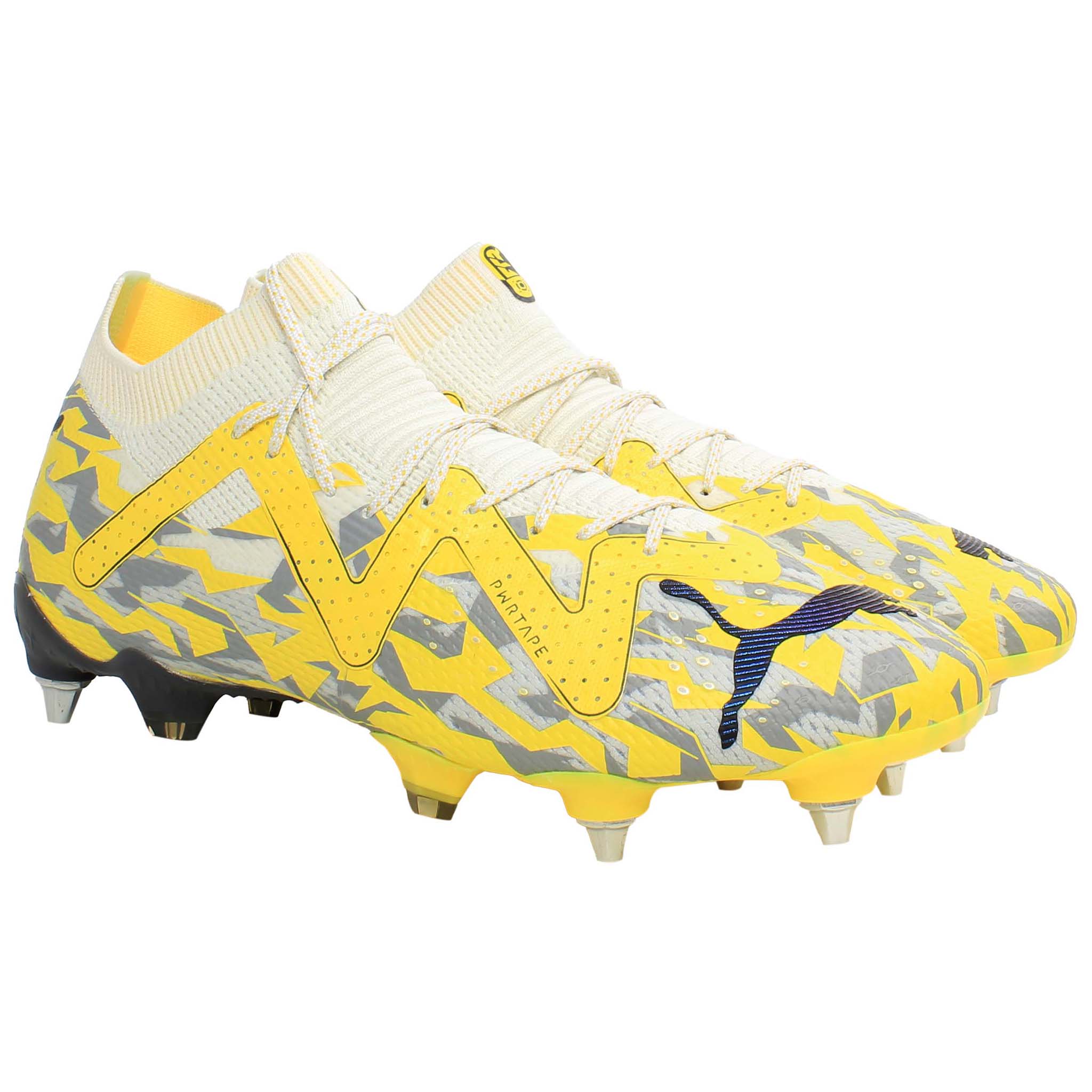 Puma Future Ultimate MxSG Mens Yellow/Grey Football Boots