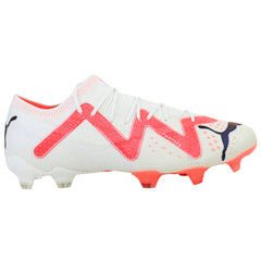 Puma Future Ultimate Low FG/AG Mens White Football Boots