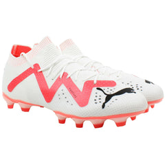 Puma Future Ultimate FG/AG Mens White Football Boots