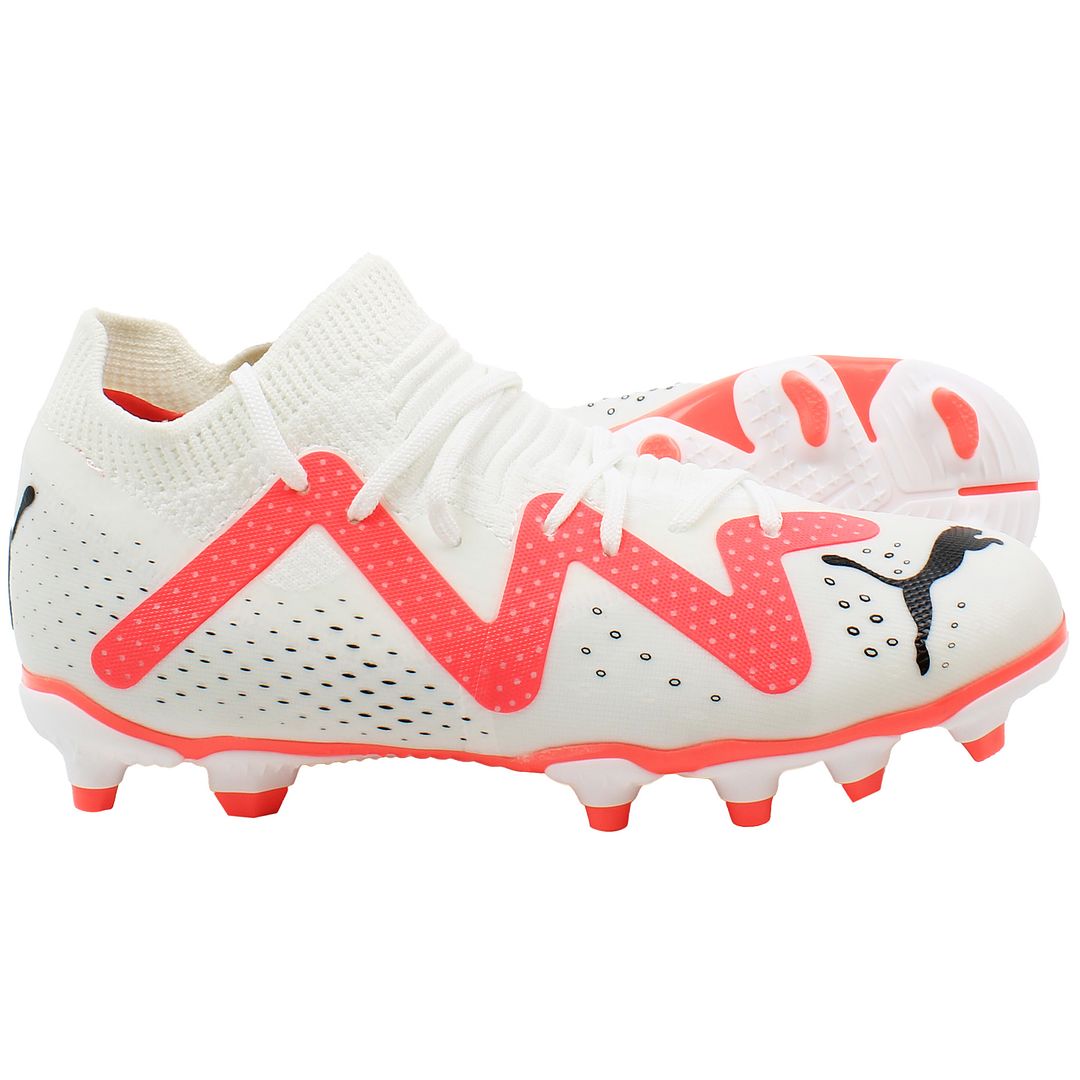 Puma Future Match FG/AG Kids White Football Boots