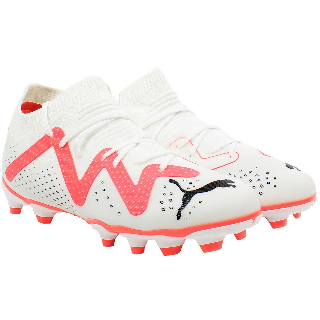 Puma Future Match FG/AG Kids White Football Boots