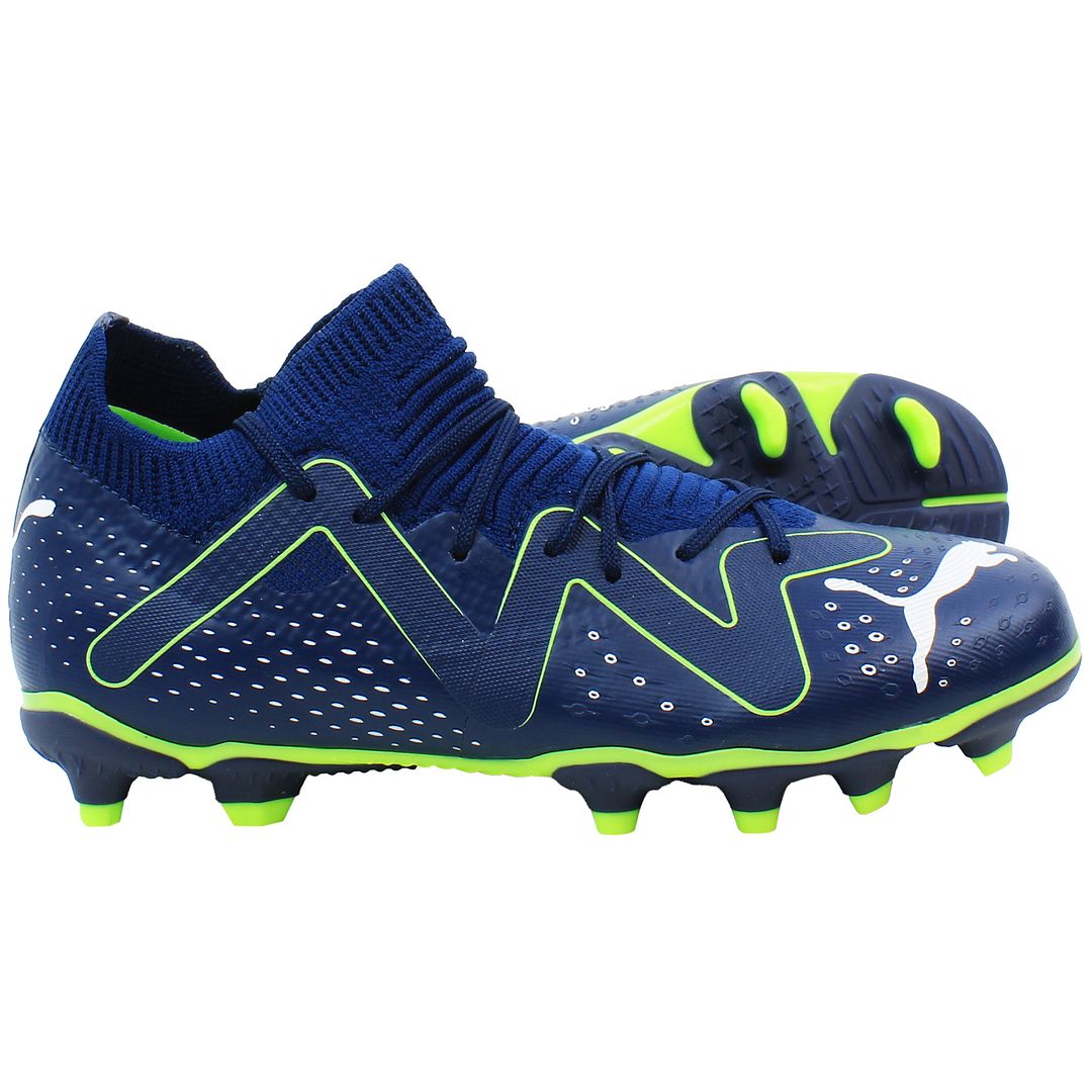 Puma Future Match FG/AG Kids Blue Football Boots