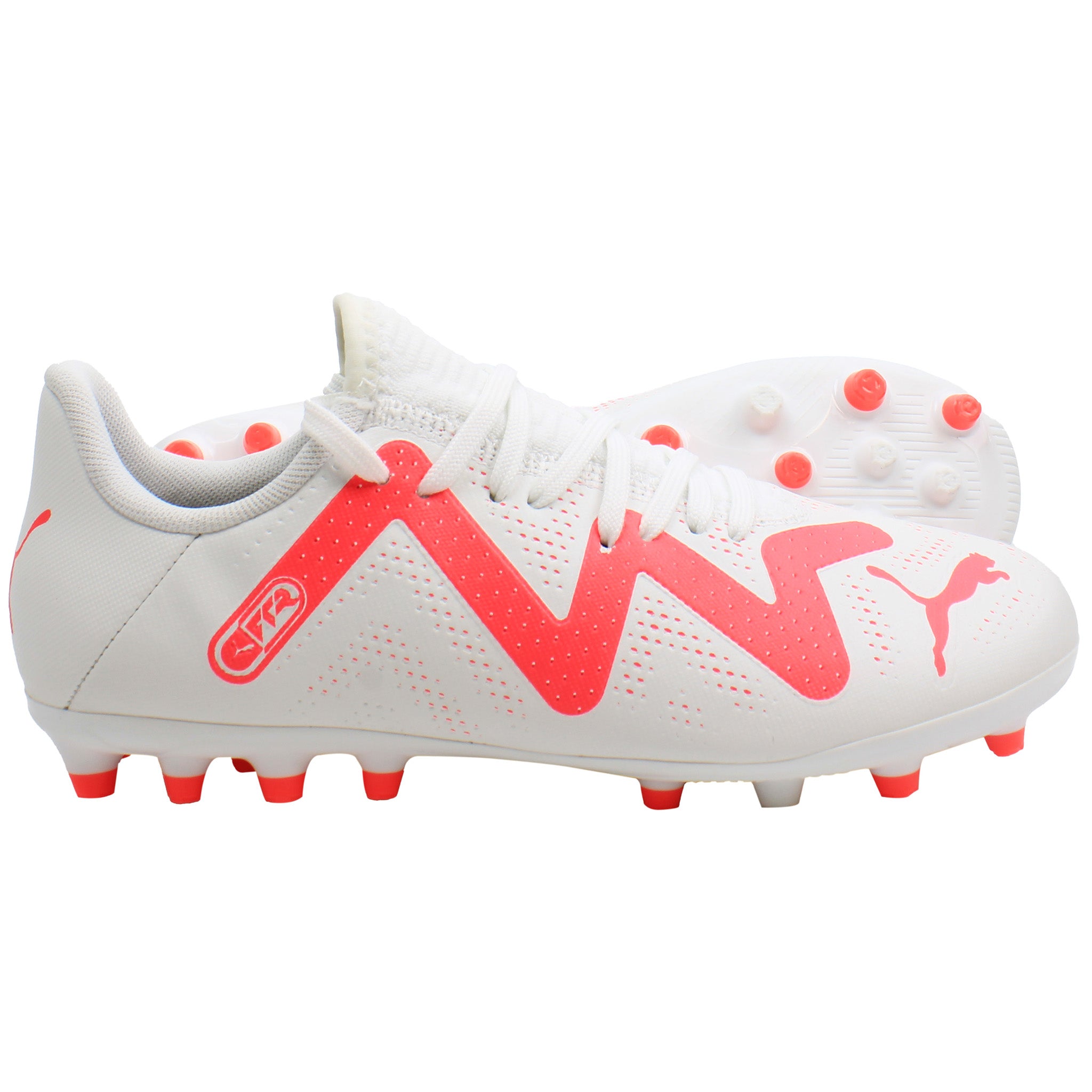 Puma Future Play MG Jr Kids White Football Boots