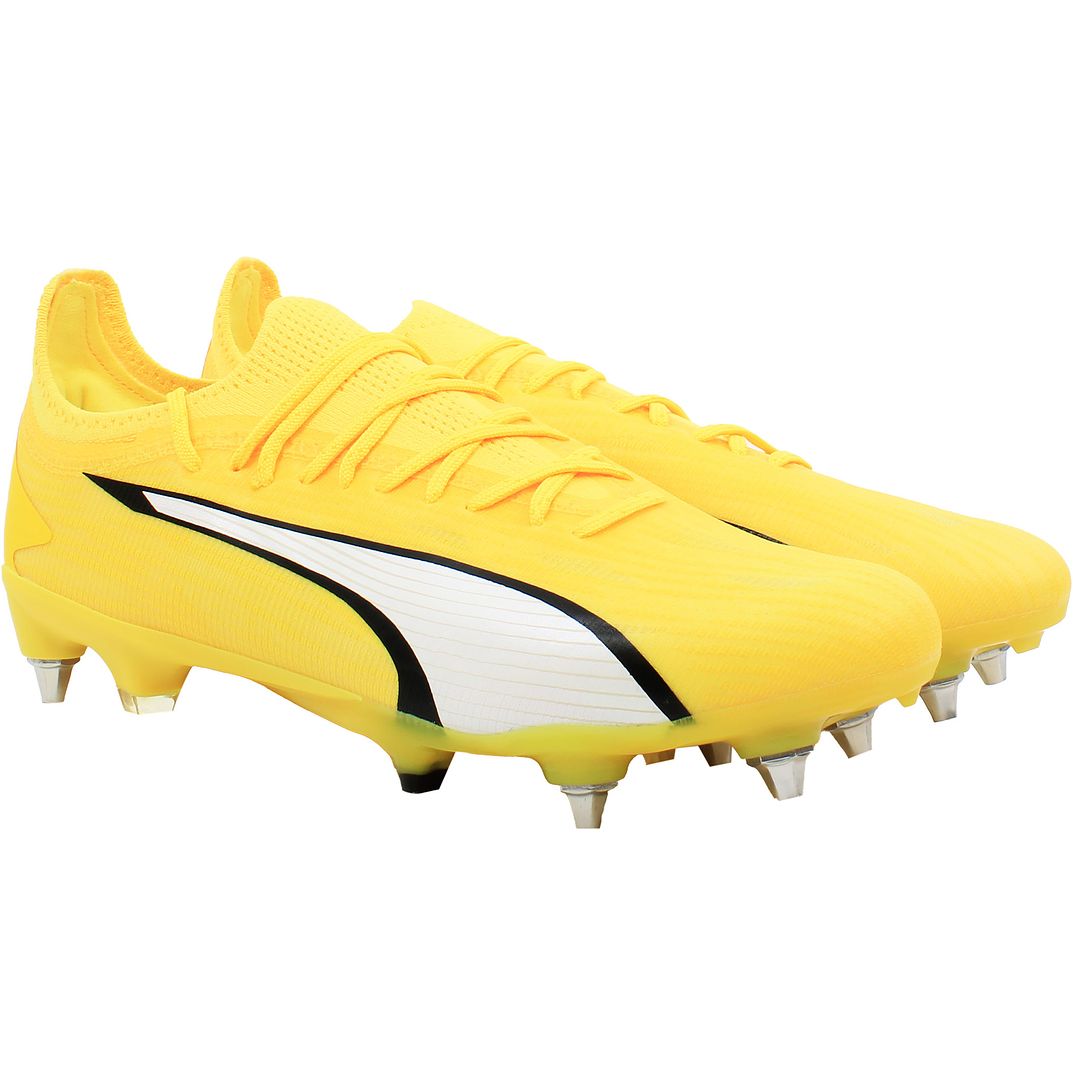 Puma Ultra Ultimate MxSG Mens Yellow Football Boots